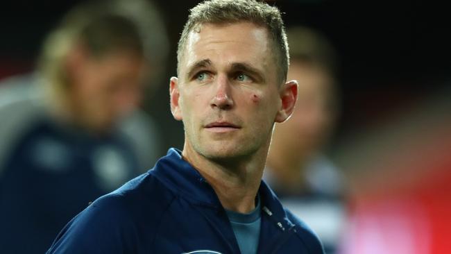 Joel Selwood says the age demographic of the club’s list is not a downfall. Picture: Getty Images