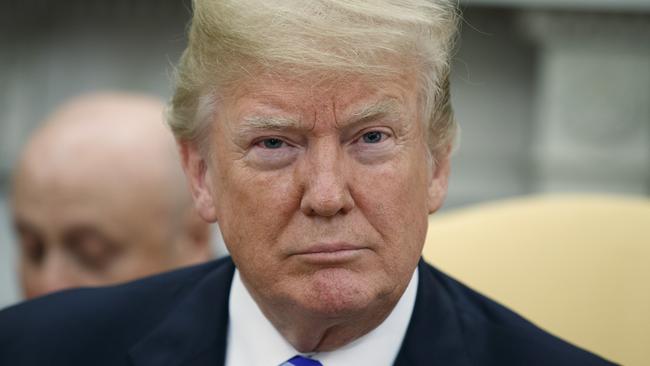 Donald Trump in the White House this week. Picture: AP