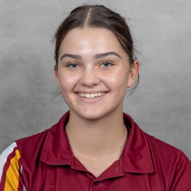 Charlotte Clive will play for Southern Cross Catholic College at the 2024 Northern region Vicki Wilson Cup. Picture: Southern Cross Catholic College