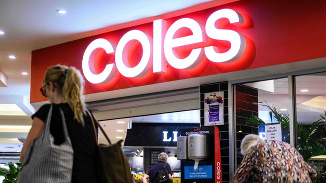 Coles supermarket, Sydney. Picture: James Gourley