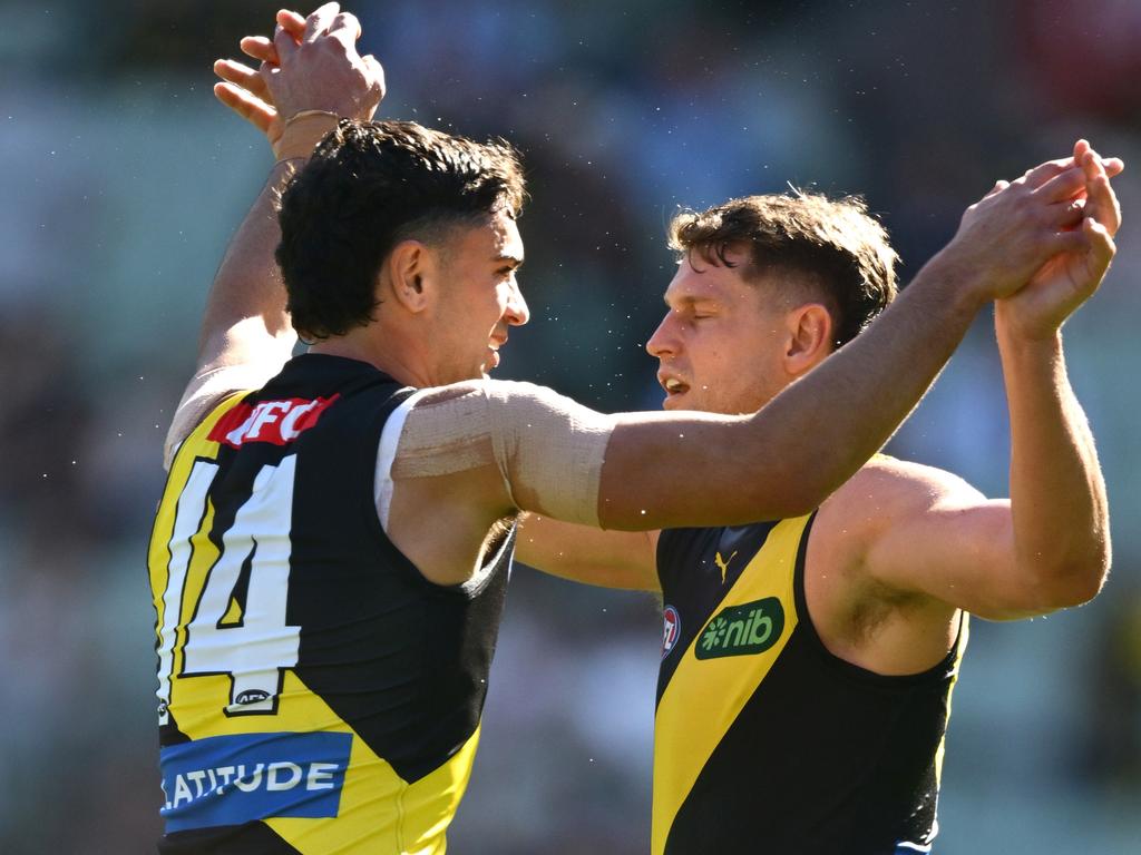 Tim Taranto had a big day. Picture: Quinn Rooney/Getty Images