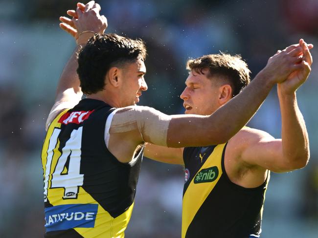 Tim Taranto had a big day. Picture: Quinn Rooney/Getty Images