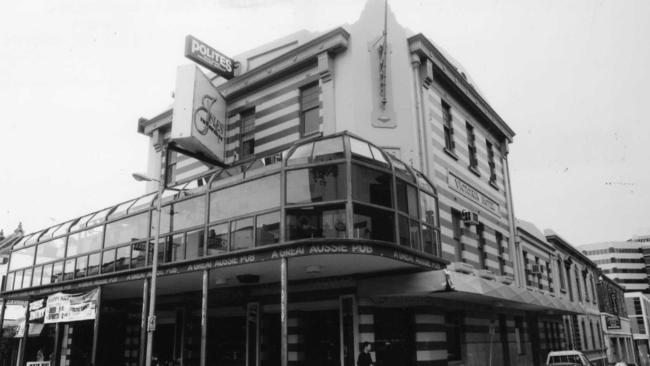 Jules nightclub complex on Hindley Street, Adelaide 1992.