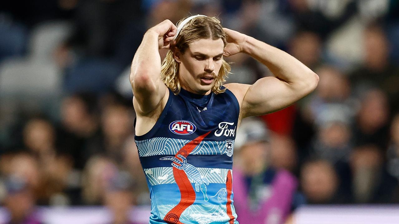 Chris Scott came to Bailey Smith’s defence. (Photo by Michael Willson/AFL Photos via Getty Images)