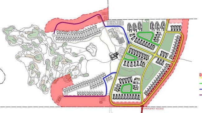 Plans showcasing the $22m proposal for Oaks Ranch.
