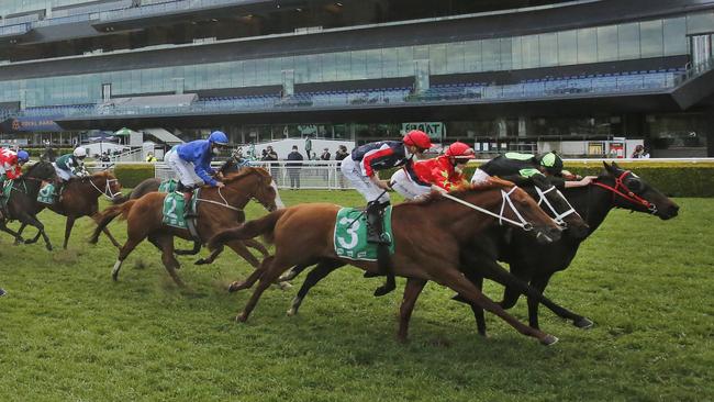 Private Eye winning the Epsom Handicap over the mile back in 2021. Picture: Getty Images