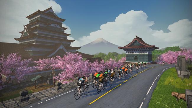 Zwift has added a traditional Japanese experience for virtual cyclists at the Makuri Islands and Yumezi, a Japanese haiku-inspired name, with its two characters (夢路) taken from a poem by Meiji-era poet, Shiki Masaoka.