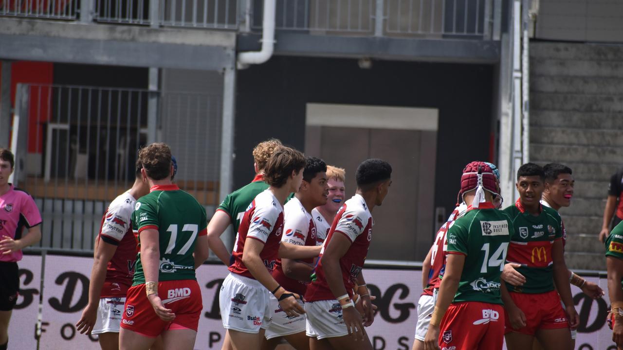 Cyril Connell Challenge game between the Redcliffe Dolphins and Wynnum-Manly Seagulls. Sunday April 2, 2023. Picture, Nick Tucker.