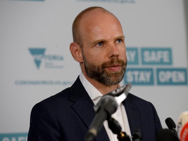 Victorian DHHS Deputy Secretary Jeroen Weimar. Picture: NCA NewsWire / Andrew Henshaw