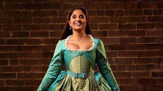 Vidya Makan as Eliza Hamilton in the new Australian production of Hamilton the musical.