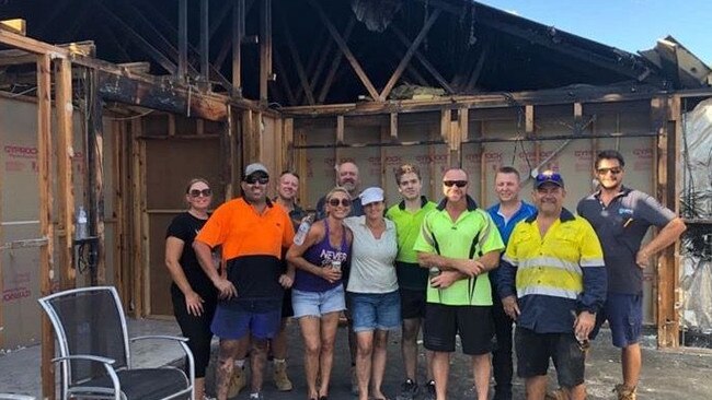 The northern Gold Coast community have rallied around single mum Stacy Gardner who lost everything in a house and car fire. Photo: Tim Cole