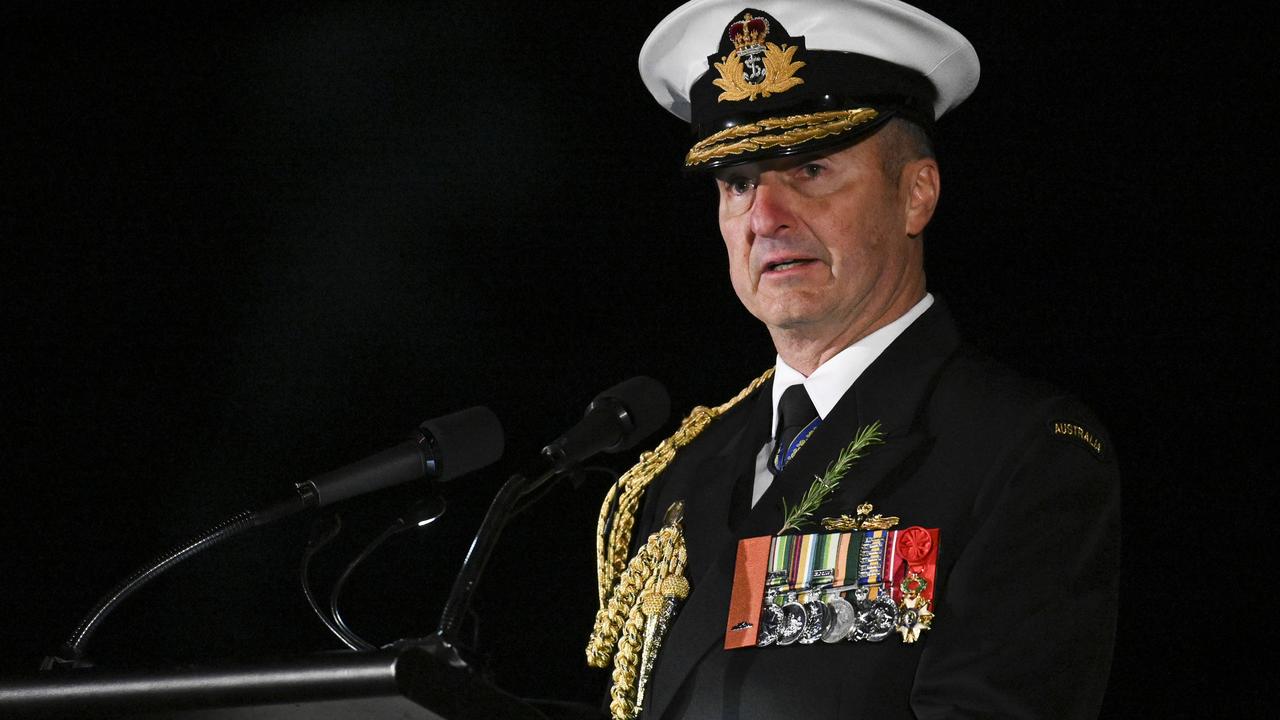 Vice Admiral David Johnston delivered this year’s commemorative address.