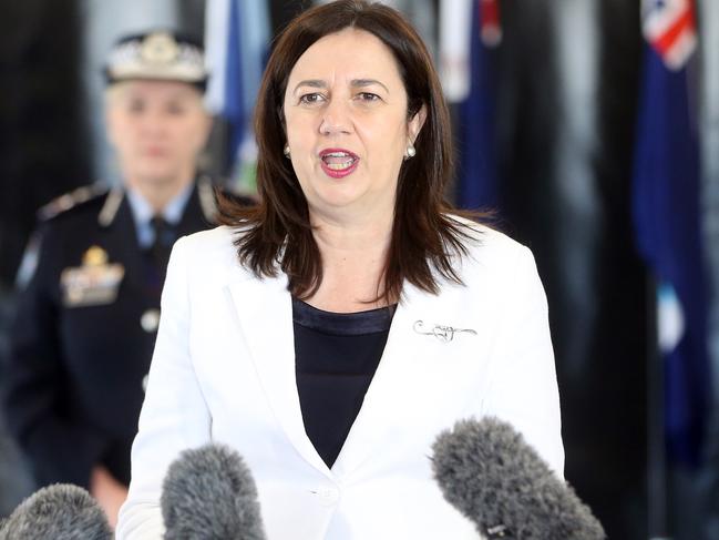 Queensland Premier Annastacia Palaszczuk. Picture: Richard Gosling