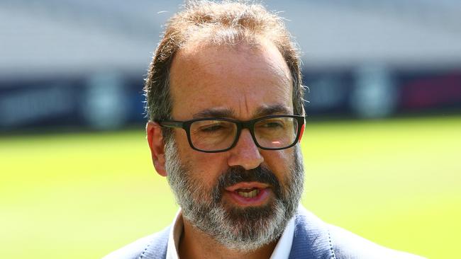 Racing Minister Martin Pakula said he ‘acted alone’ to reverse the decision to have crowds attend the Cox Plate. Picture: Getty Images