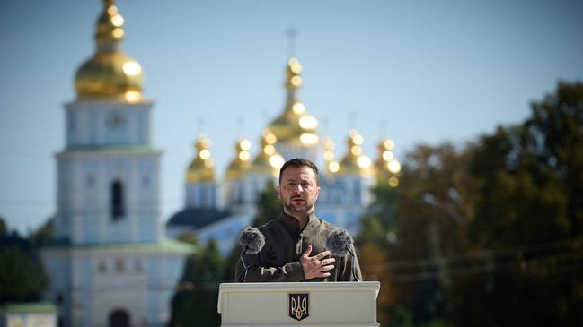 With Ukraine’s incursion into Kursk, Volodymyr Zelenskyy has boosted morale at home and exposed the weaknesses of Vladimir Putin’s system of control.<br/>Picture: AFP/UKRAINIAN PRESIDENTIAL PRESS SERVICE