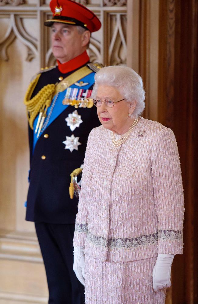 The scandal is said to have placed growing strain on the Queen, who is currently having to cope without retired Prince Philip. Picture: Dominic Lipinski/AFP.