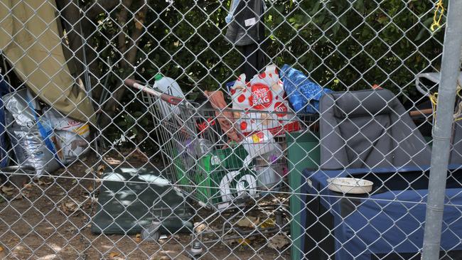 Cairns Regional Council is working with agencies to help relocate homeless people camping by Smiths Creek. Picture: Peter Carruthers