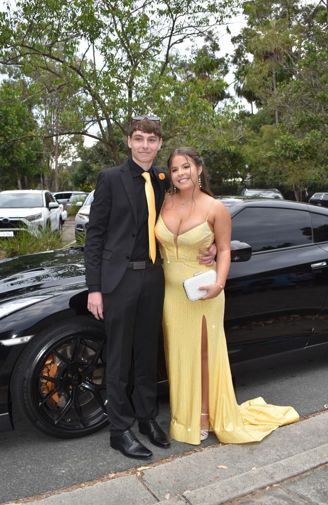 Catelyn Pereira and Will at the Meridan State College formal 2024.