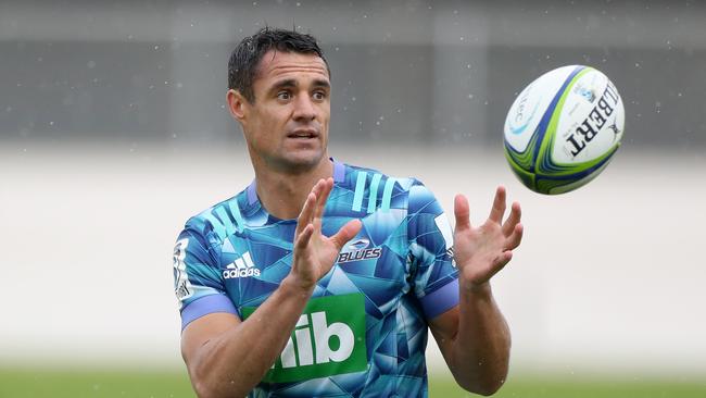 All Blacks legend Dan Carter is back – and he’ll be on our TV screens this weekend. Picture: Getty