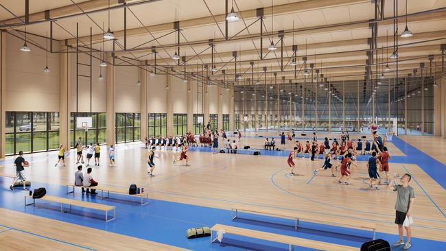 A concept image of a Commonwealth Games facility, giving a glimpse of the legacy infrastructure on offer.