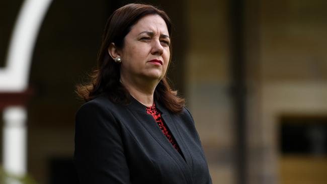 Queensland Premier Annastacia Palaszczuk was forced to shuffle her cabinet after Trad’s resignation as Treasurer. Picture: AAP