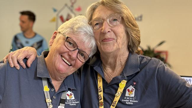 Ronald McDonald House volunteers Mary Orford and Mary Whitton.