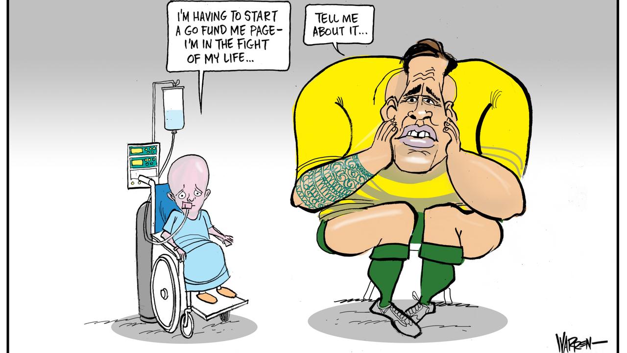 Warren Brown Cartoon Israel Folau Go Fund Me