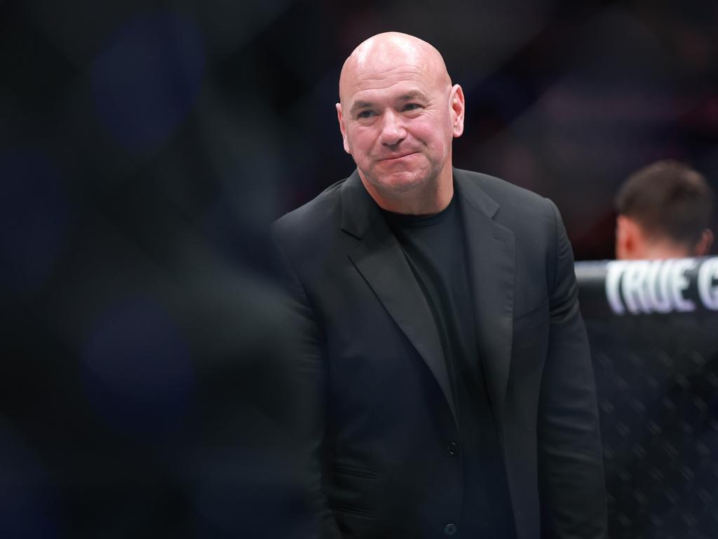 The Raiders want Dana White to blow the Viking horn in Las Vegas. Picture: Darrian Traynor/Getty Images