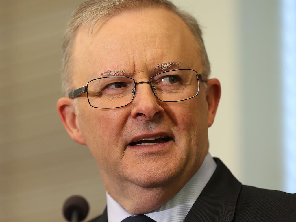 Anthony Albanese has been left red-faced. Picture: NCA NewsWire / Gary Ramage