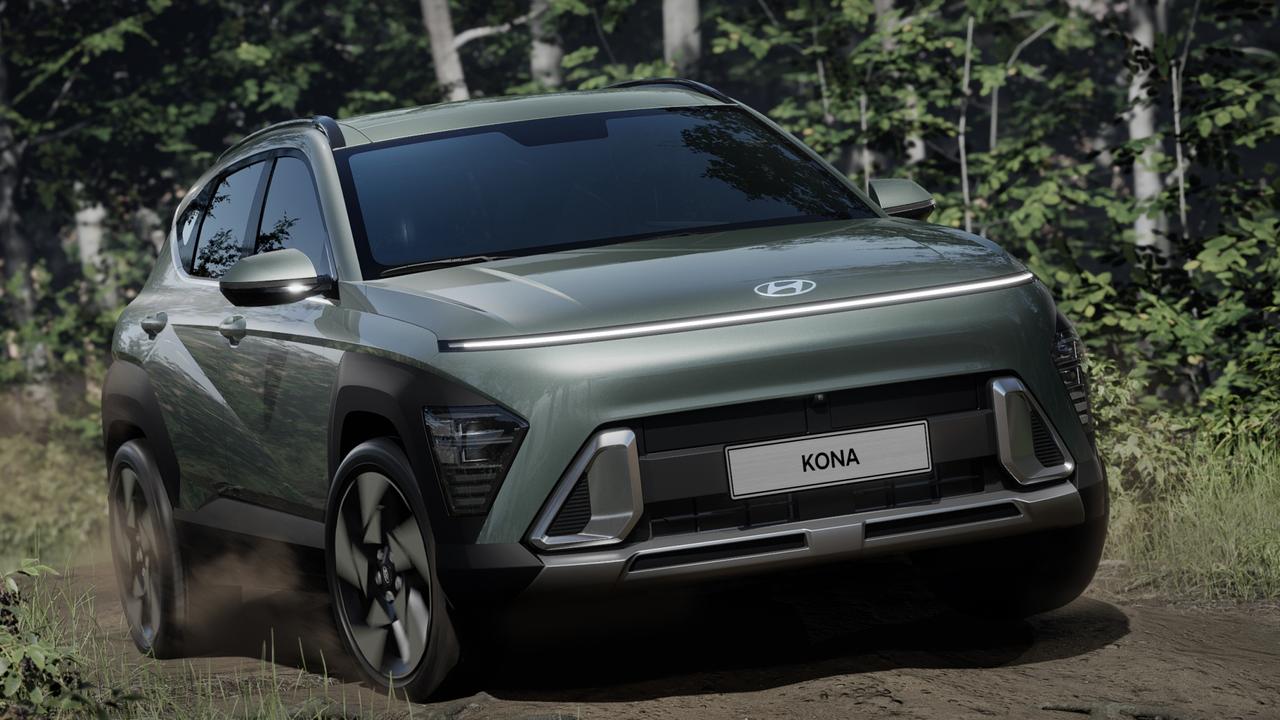 The next-generation Hyundai Kona will feature hybrid power for the first time. Picture: Supplied.