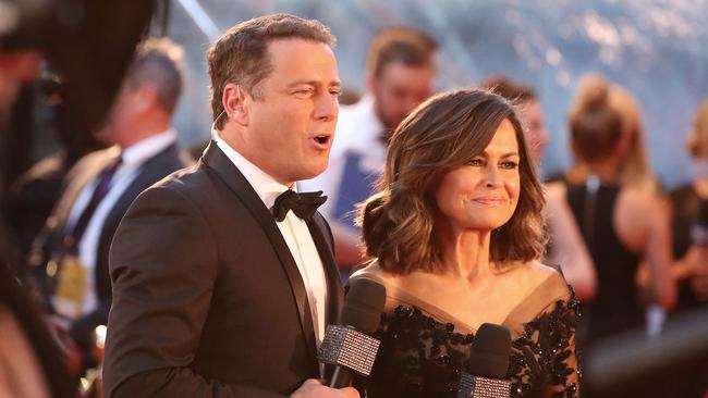 Karl Stefanovic and Lisa Wilkinson. Picture: Scott Barbour/Getty Images