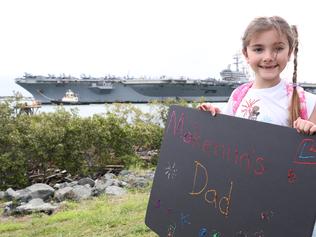 Pictures: USS Ronald Reagan in Brisbane