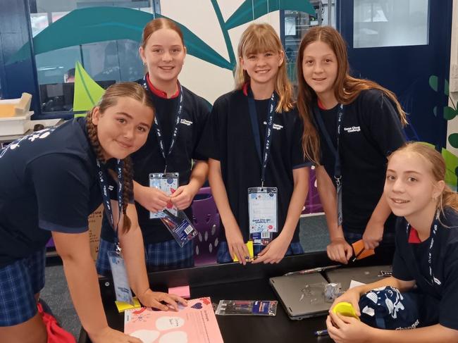 Alstonville Public School students Breanna Steine, Claire Foster,Sofia Crethar, Asha Kincade, and Charli Glass have formed the MVP's to compete with other schools across the state in the Game Changer Challenge.