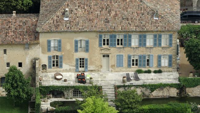 A view of Angelina Jolie and Brad Pitt's Miraval property in Correns, France. Picture: AP Photo/Lionel Cironneau