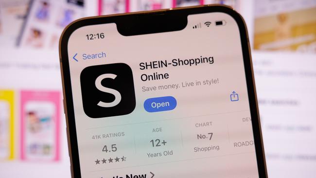 MELBOURNE, AUSTRALIA - NewsWire Photos May 22, 2025: E-Commerce shopping apps. Shein. Picture: The NewsWire / Nadir Kinani