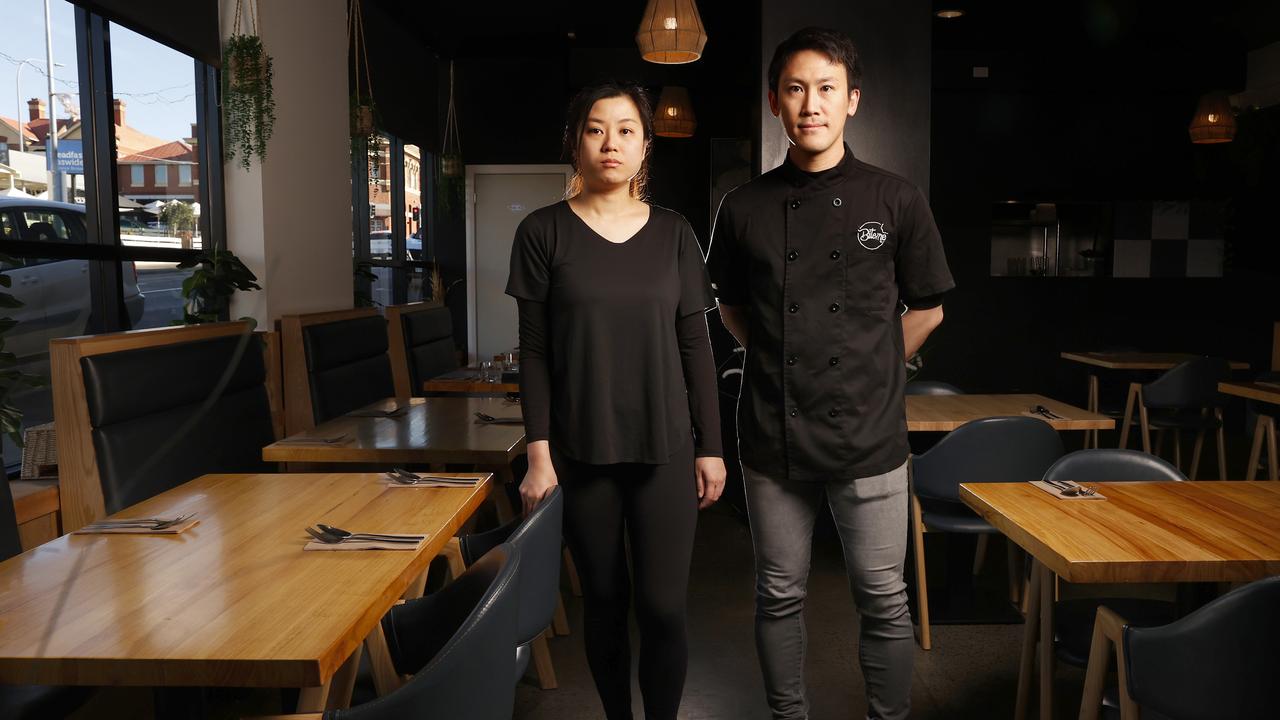 Shan Wee restaurant manager and Gary Lee chef. Bite Me restaurant in North Hobart are looking for a new home after their rent was increased by more than 50 per cent. Picture: Nikki Davis-Jones