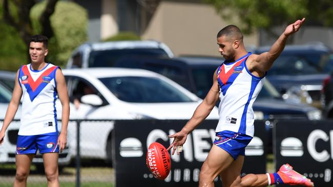 Ahmed Saad in action for West Preston Lakeside. Picture: Steve Tanner