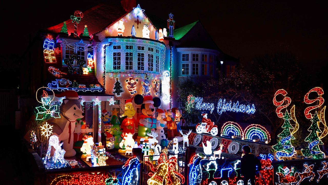 Who’s going to power the Christmas lights during the country’s transition to renewable energy? Picture: Benjamin Cremel/AFP