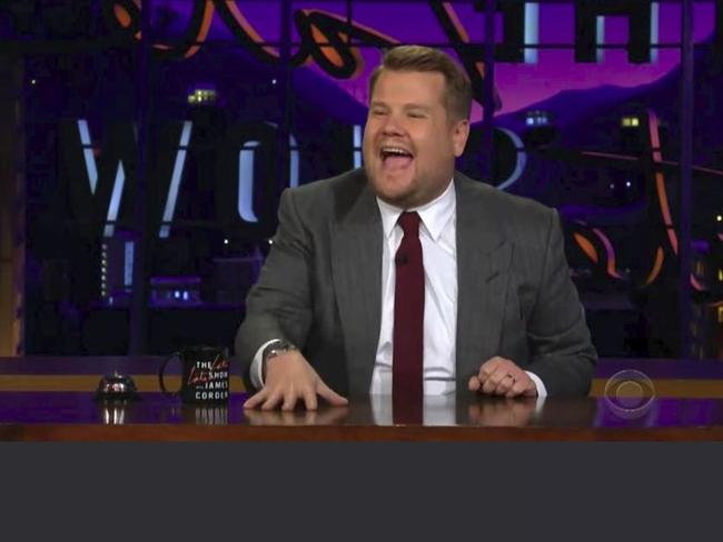 James Corden explains why he almost interrupted the royal wedding. Picture: CBS