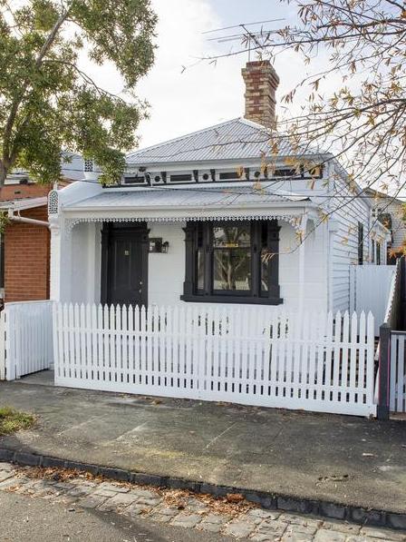 This two-bedroom house at 12 Forest St, Collingwood, is listed at $950,000-$1.03m.
