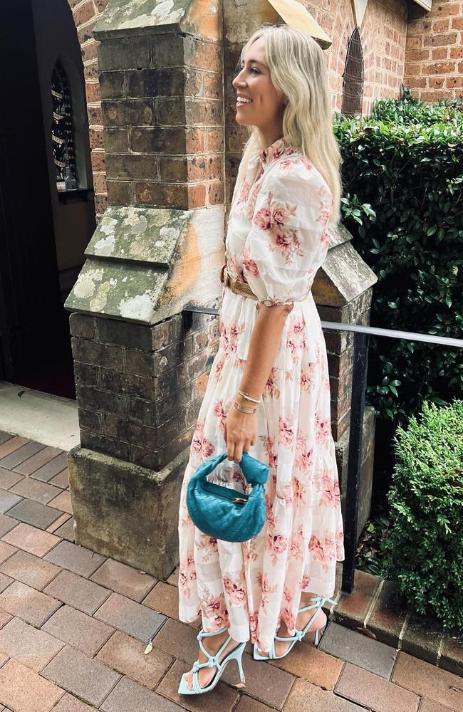 Former WAG Phoebe Burgess flaunts $36k wedding outfit, Zimmermann ...