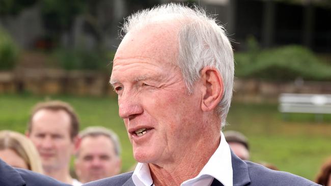 Wayne Bennett has missed out on signing several big names at the Dolphins. Picture: Steve Pohlner