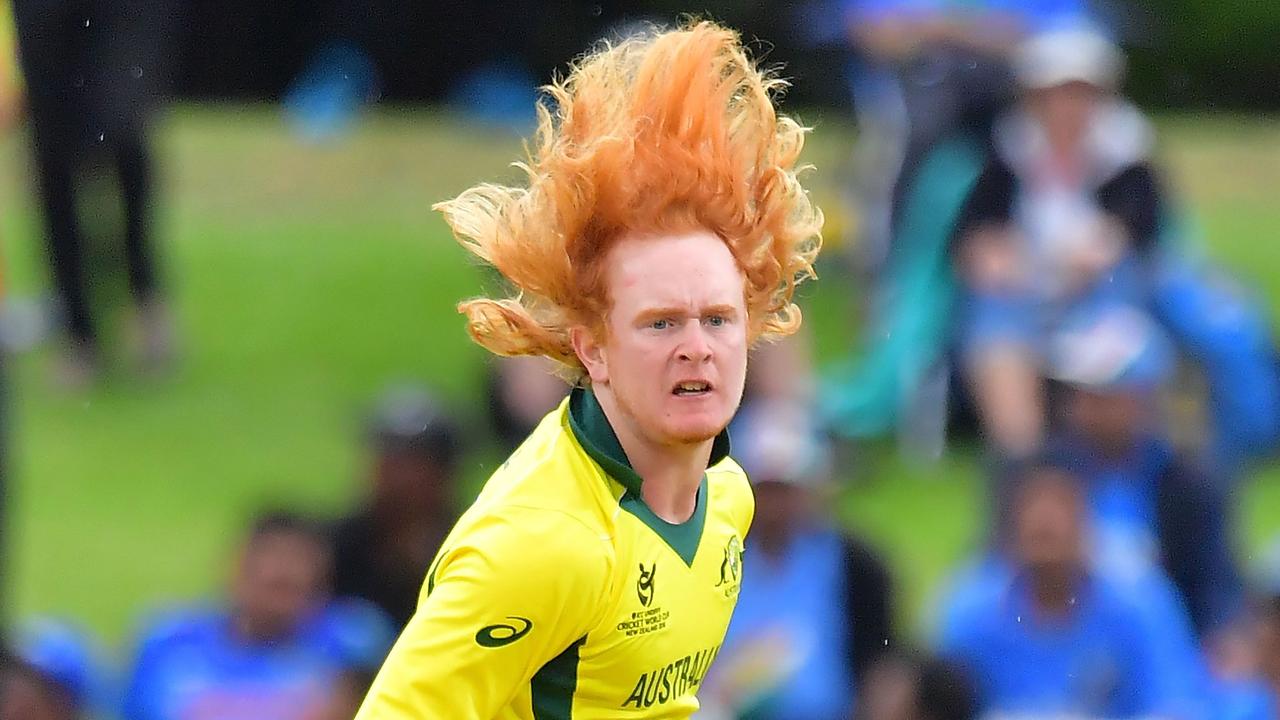 Lloyd Pope burst onto the scene at the U19 cricket World Cup this year. Picture: AFP
