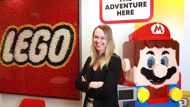 Angie Tutt, senior director, head of marketing at Lego Australia at Lego HQ. John Feder/The Australian.