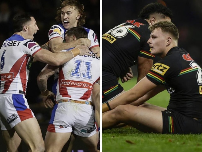Dylan Lucas and the Knights were far too good for Penrith. Photos: Getty Images
