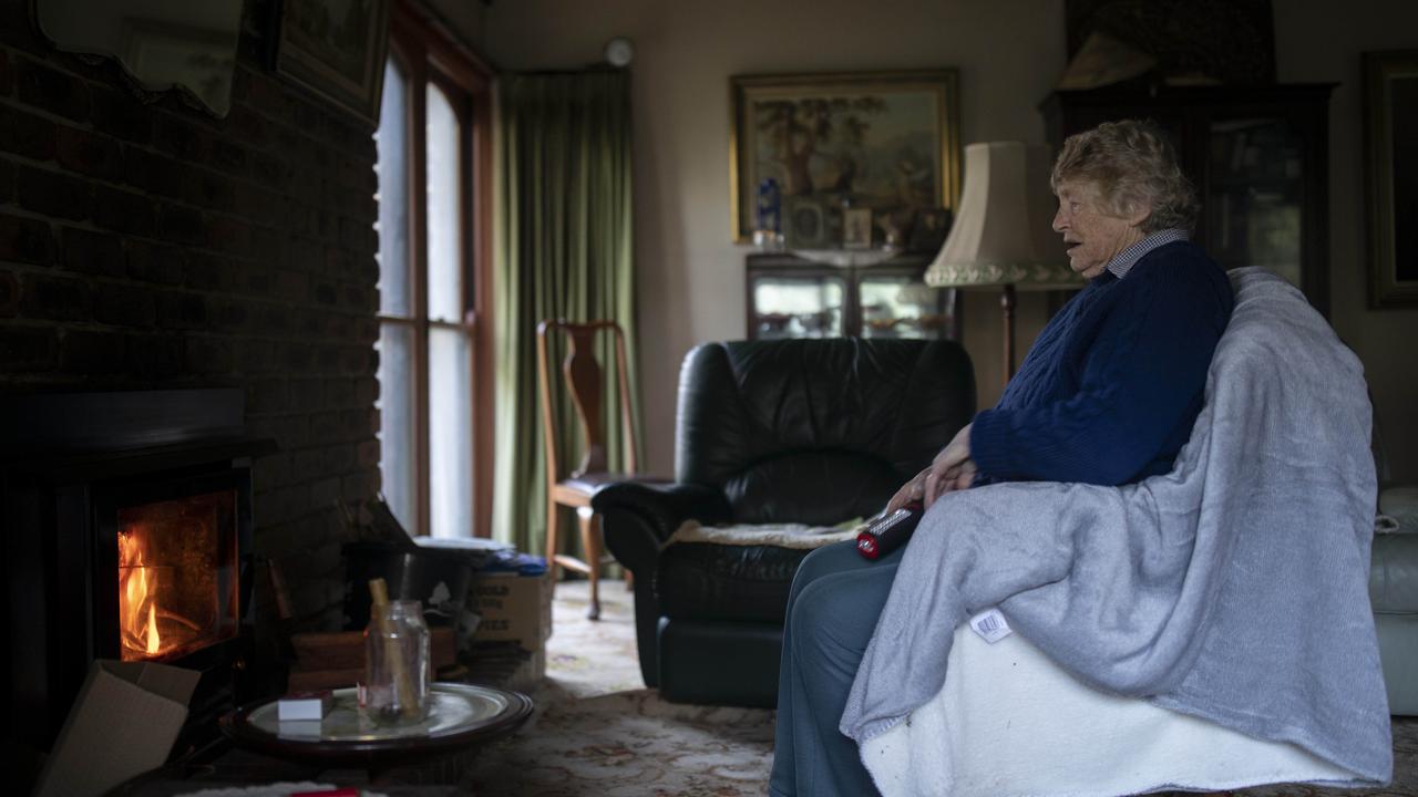 Kalorama resident Merlyn Edgar was one of many locals to receive assistance from CFA volunteers and the Red Cross following the township’s devastating storm. Picture: Arsineh Houspian