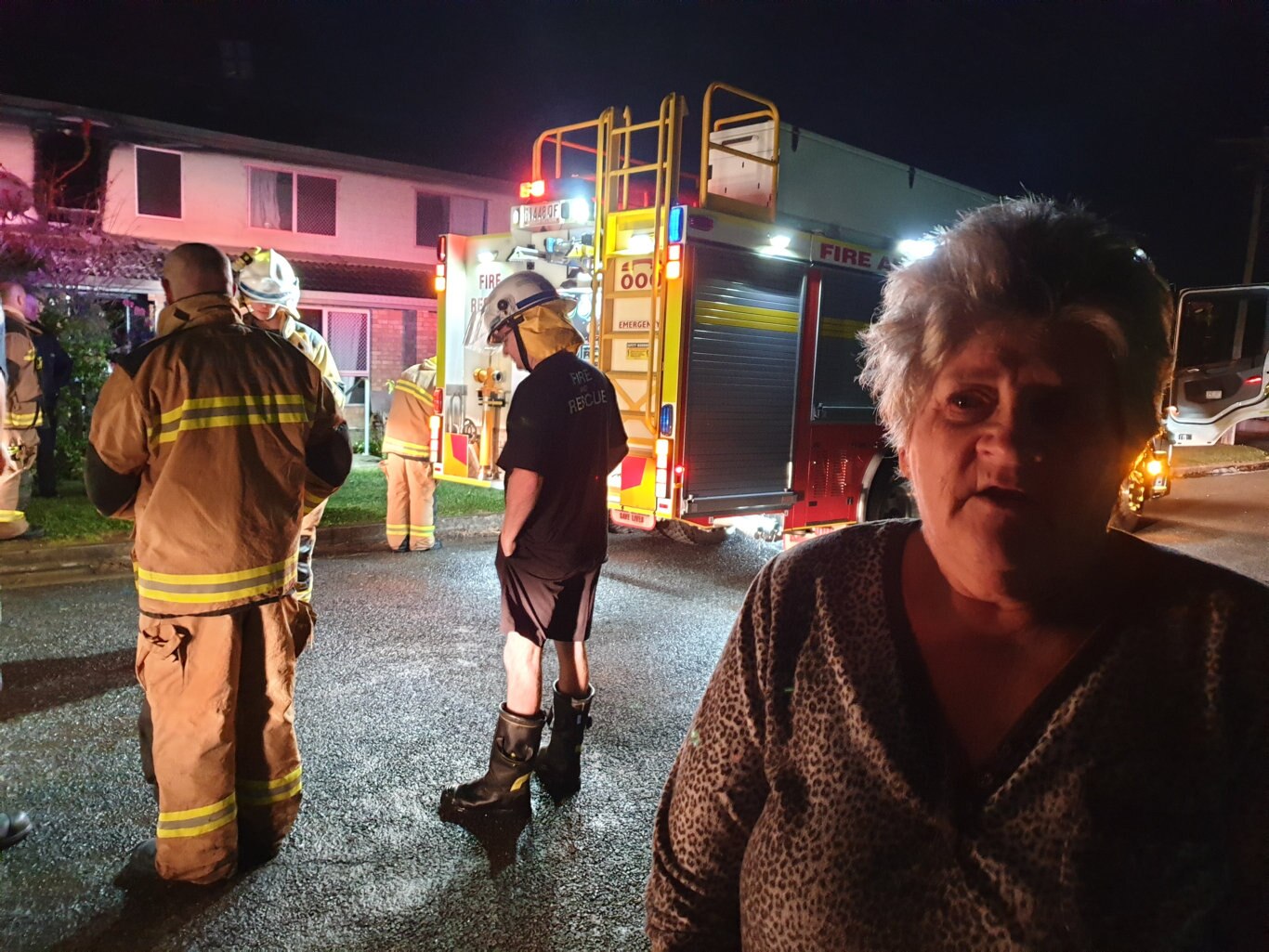 A Gympie unit was gutted by fire in the early hours of Tuesday morning.