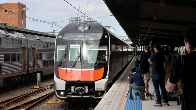 The Mariyung is part of the new Intercity train fleet, which will require upgrades as agreed with the unions. Picture: NCA NewsWire / Damian Shaw