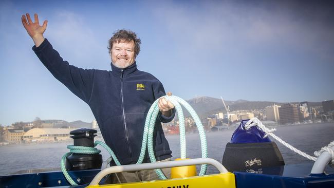 Rob Pennicott from Pennicott Wilderness Journeys is reopening on July 1 and offering special deals for Tasmanians. Picture: LUKE BOWDEN