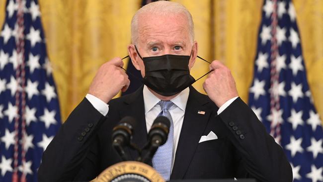 US President Joe Biden is the pandemic panicker-in-chief. Picture: AFP